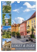 Cover-Bild zum Titel 'LOKET UND EGER Zwei idyllische Orte in Westböhmen (Wandkalender 2026 DIN A4 hoch), CALVENDO Monatskalender' von 'Melanie Viola'