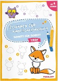 Zeichnen für Kindergartenkinder. Schritt für Schritt. Tiere - 