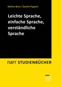 Cover-Bild zum Titel 'Leichte Sprache, Einfache Sprache, verständliche Sprache' von 'Bettina M. Bock, Sandra Pappert'