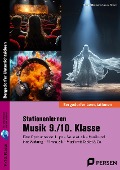Cover-Bild zum Titel 'Stationenlernen Musik 9./10. Klasse' von 'Melanie Neumann, Ursula Tilsner'