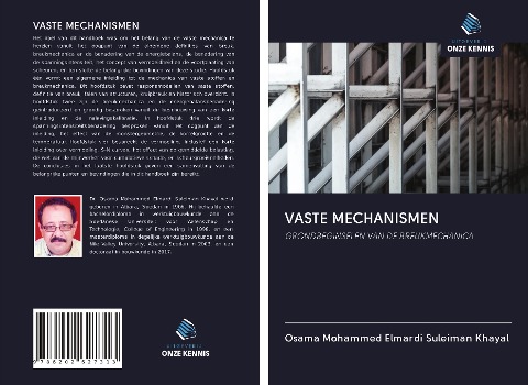 VASTE MECHANISMEN - Osama Mohammed Elmardi Suleiman Khayal