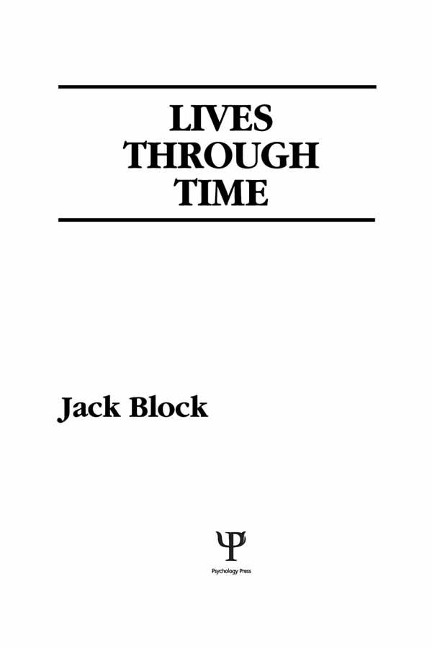 Lives Through Time - J. Block