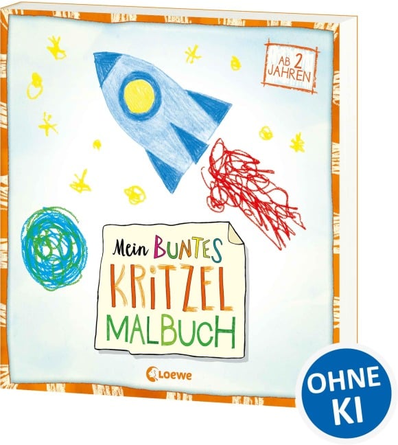 Mein buntes Kritzel-Malbuch (Rakete) - Norbert Pautner