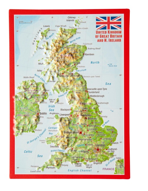 Reliefpostkarte Great Britain - André Markgraf