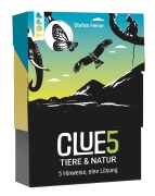 Cover-Bild zum Titel 'CLUE5 #Tiere. 5 Hinweise, nur eine Lösung. Das Trend-Quiz für deine Tasche' von 'Stefan Heine'