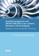 Cover-Bild zum Titel 'Qualitätsmanagement nach DIN EN 9100:2018 in der Luftfahrt, Raumfahrt und Verteidigung' von 'Joachim Zarrath'