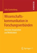 Cover-Bild zum Titel 'Wissenschaftskommunikation in Forschungsverbünden' von 'Julia Gantenberg'