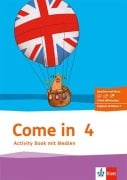 Cover-Bild zum Titel 'Come in 4. Activity Book mit Bildkarten und Audio-CD Klasse 4' von ''
