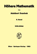 Cover-Bild zum Titel 'Vorlesungen über höhere Mathematik' von 'Adalbert Duschek'