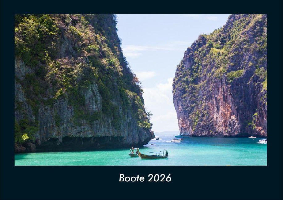 Boote 2026 Fotokalender DIN A4 - Tobias Becker