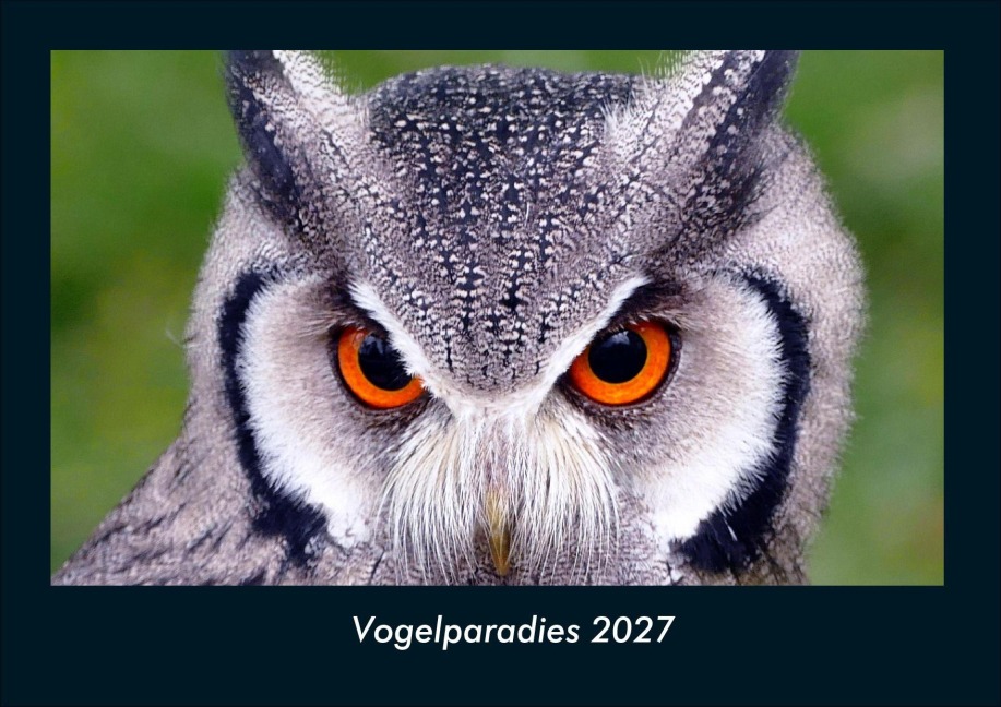 Vogelparadies 2027 Fotokalender DIN A4 - Tobias Schmitt, Kevin Heber
