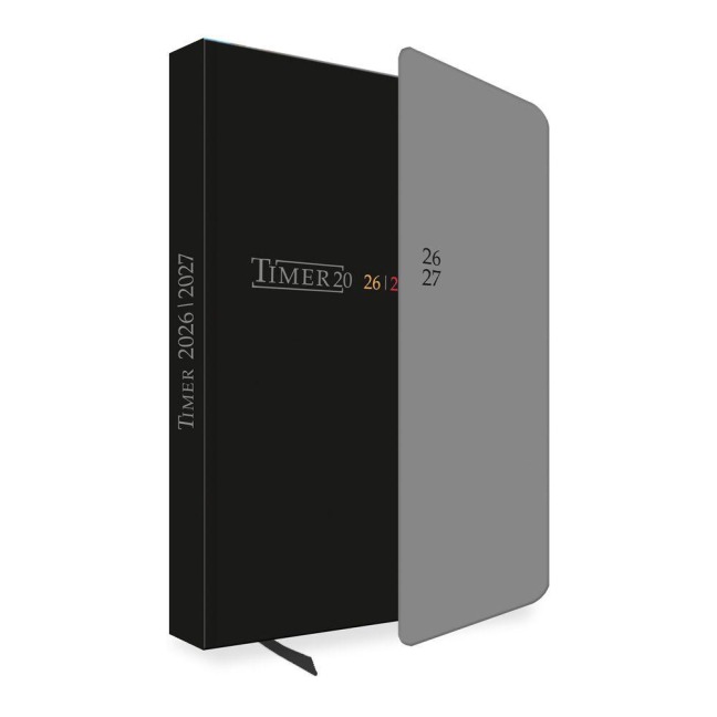 TRÖTSCH - Schülerkalender mit Klappe Black 26/27 - 