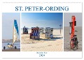 ST. PETER ORDING Strand und Meer (Wandkalender 2024 DIN A2 quer), CALVENDO Monatskalender - Manuela Falke