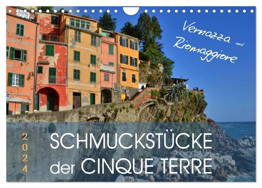 SCHMUCKSTÜCKE der CINQUE TERRE (Wandkalender 2025 DIN A4 quer), CALVENDO Monatskalender - Jutta Heußlein