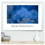Blauer Blütentraum (hochwertiger Premium Wandkalender 2026 DIN A2 quer), Kunstdruck in Hochglanz - Ulrike Adam