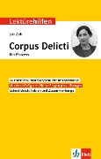 Klett Lektürehilfen Juli Zeh, Corpus Delicti. Ein Prozess - 