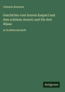 Cover-Bild zum Titel 'Geschichte vom braven Kasperl und dem schönen Annerl; und Die drei Nüsse' von 'Clemens Brentano'