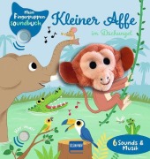 Cover-Bild zum Titel 'Mein Fingerpuppen-Soundbuch - Kleiner Affe im Dschungel' von 'Émilie Collet'