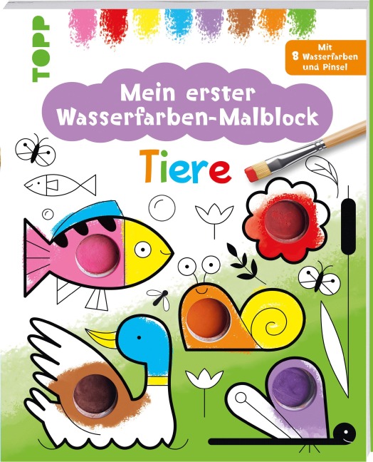 Mein erster Wasserfarben-Malblock - Tiere - Alena Razumova