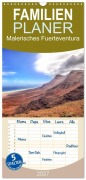Cover-Bild zum Titel 'Familienplaner 2027 - Malerisches Fuerteventura mit 5 Spalten (Wandkalender, 21 x 45 cm) CALVENDO' von 'Tom-Pic-Art'