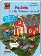Cover-Bild zum Titel 'Minecraft Silben-Geschichten: Fackeln - bis die Scheune brennt!' von 'Heiko Wolz'