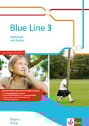 Cover-Bild zum Titel 'Blue Line 3 R-Zug. Workbook mit Audios Klasse 7.  Ausgabe Bayern' von ''