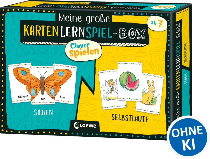 Clever Spielen - Meine große KartenLernSpiel-Box - Silben/Selbstlaute - 