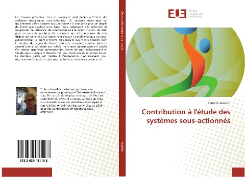 Contribution à l'étude des systèmes sous-actionnés - Yannick Aoustin