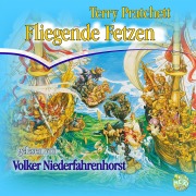 Cover-Bild zum Titel 'Fliegende Fetzen' von 'Terry Pratchett'