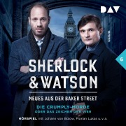 Cover-Bild zum Titel 'Sherlock & Watson ¿ Neues aus der Baker Street: Die Crumply-Morde oder Das Zeichen der Vier (Fall 6)' von 'Viviane Koppelmann'