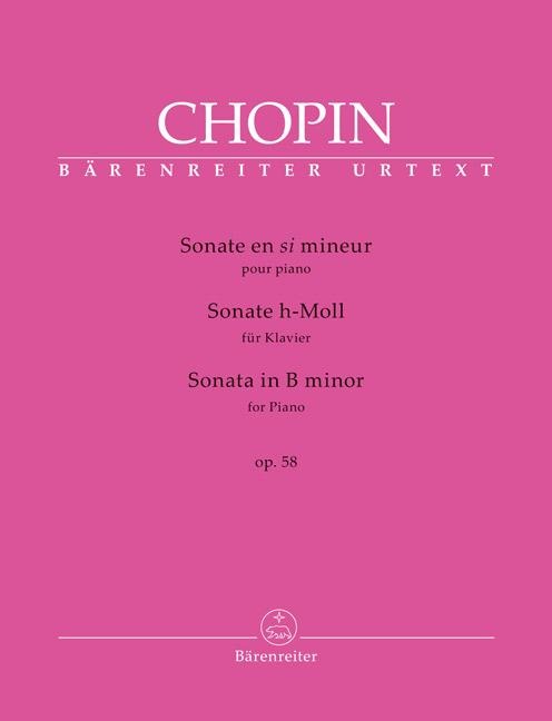 Sonate für Klavier h-Moll op. 58 - Frédéric Chopin