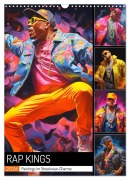Cover-Bild zum Titel 'Rap Kings. Paintings im Streetwear-Charme (Wandkalender 2026 DIN A3 hoch), CALVENDO Monatskalender' von 'Rose Hurley'