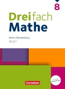 Cover-Bild zum Titel 'Dreifach Mathe 8. Schuljahr - Berlin und Brandenburg - Schulbuch mit digitalen Hilfen, Erklärfilmen und Wortvertonungen' von ''