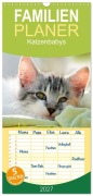 Cover-Bild zum Titel 'Familienplaner 2027 - Katzenbabys mit 5 Spalten (Wandkalender, 21 x 45 cm) CALVENDO' von ''