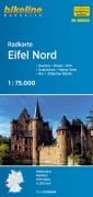 Cover-Bild zum Titel 'Bikeline Radkarte Eifel Nord Aachen, Köln 1 : 75 000' von ''