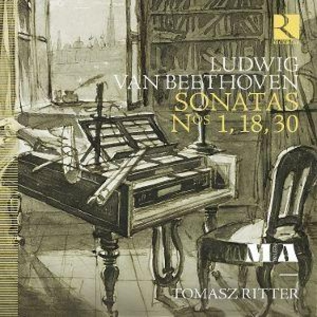 Beethoven: Klaviersonaten Nr.. 1,18 + 30 - Tomasz Ritter