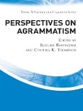 Cover-Bild zum Titel 'Perspectives on Agrammatism' von ''