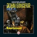 Cover-Bild zum Titel 'Knochensaat' von 'Jason Dark'