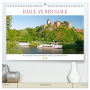 Cover-Bild zum Titel 'Halle an der Saale. Wir schlendern durch die Heimat von Georg Friedrich Händel (hochwertiger Premium Wandkalender 2026 DIN A2 quer), Kunstdruck in Hochglanz' von 'Lucy M. Laube'