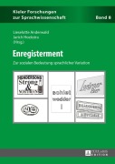Cover-Bild zum Titel 'Enregisterment' von ''