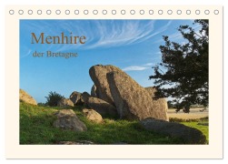 Cover-Bild zum Titel 'Menhire der Bretagne (Tischkalender 2027 DIN A5 quer), CALVENDO Monatskalender' von 'Markus Beck'