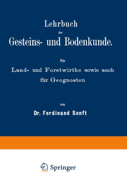 Lehrbuch der Gesteins- und Bodenkunde - Na Senft