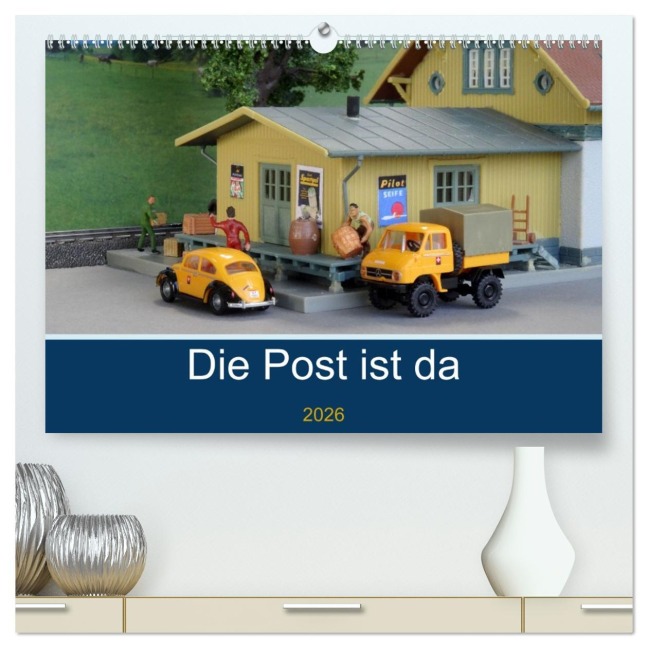 Die Post ist da (hochwertiger Premium Wandkalender 2026 DIN A2 quer), Kunstdruck in Hochglanz - Klaus-Peter Huschka