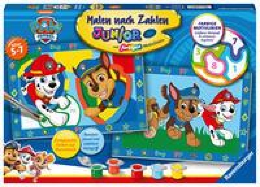 Ravensburger Malen nach Zahlen 20286 - Paw Patrol - Kinder 5-7 Jahre - 