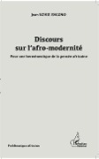Cover-Bild zum Titel 'Discours sur l'afro-modernité' von 'Nzhie Engono'