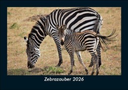 Cover-Bild zum Titel 'Zebrazauber 2026 Fotokalender DIN A5' von 'Tobias Becker'
