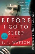 Cover-Bild zum Titel 'Before I Go To Sleep' von 'S. J. Watson'