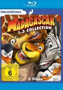 Cover-Bild zum Titel 'Madagascar 1-3' von 'Mark Burton, Billy Frolick, Eric Darnell, Tom McGrath, Etan Cohen'