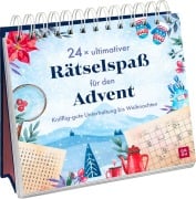 Cover-Bild zum Titel '24 x ultimativer Rätselspaß für den Advent' von 'Stefan Heine'
