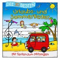 Cover-Bild zum Titel 'Die 30 besten Urlaubs- und Sommerlieder' von 'Simone Sommerland, Karsten Glück, Die Kita-Frösche'